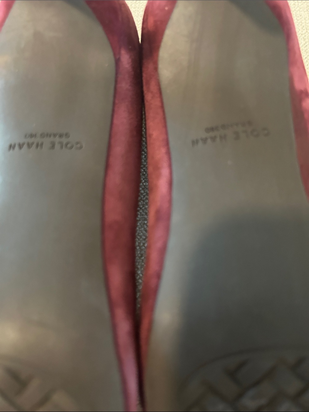 Cole Haan The Go-To Janey Pointed Toe Pump, Burgandy Suede, Size 9, NWOT - Picture 10 of 10